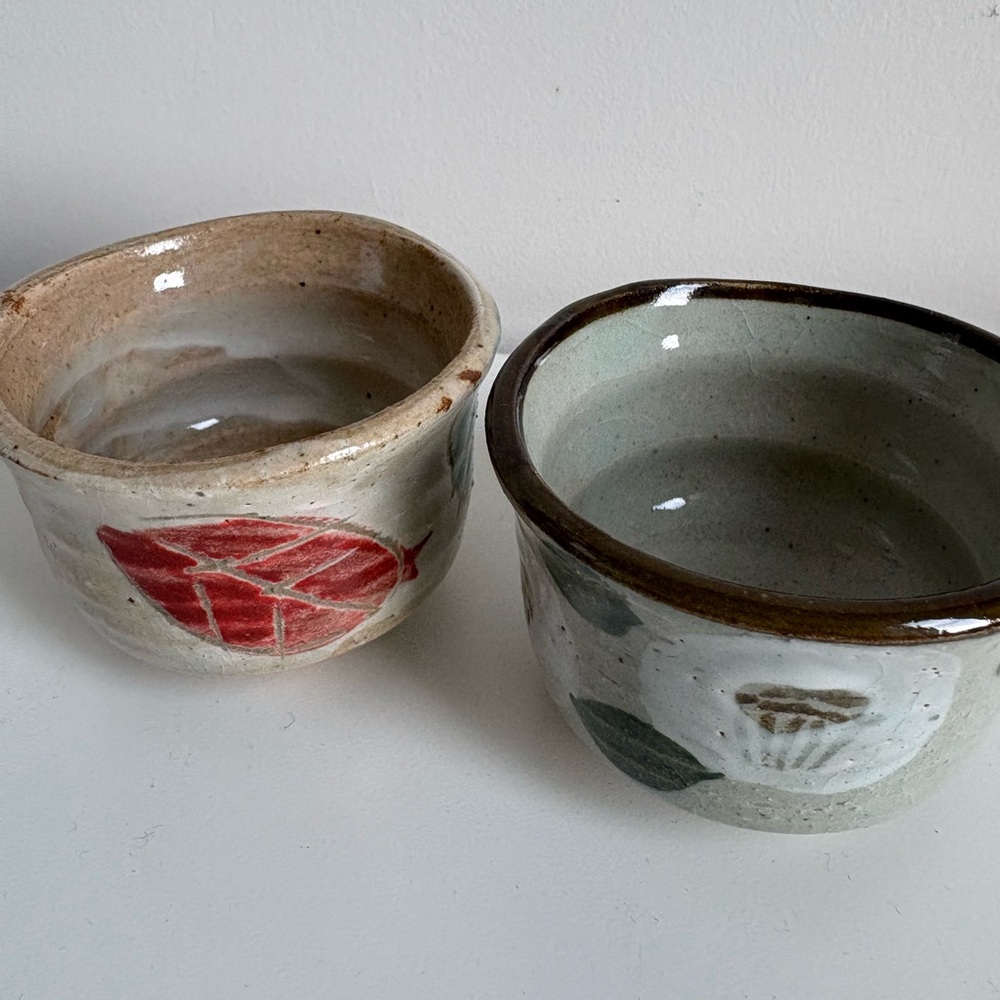 New sake cups (guinomi) set of 2